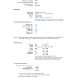 Gokou matcha lab test report (certificate of analysis), lot 260432, issued 20 April 2026