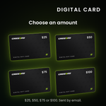 Chazoku digital gift card amounts: $25, $50, $75 and $100